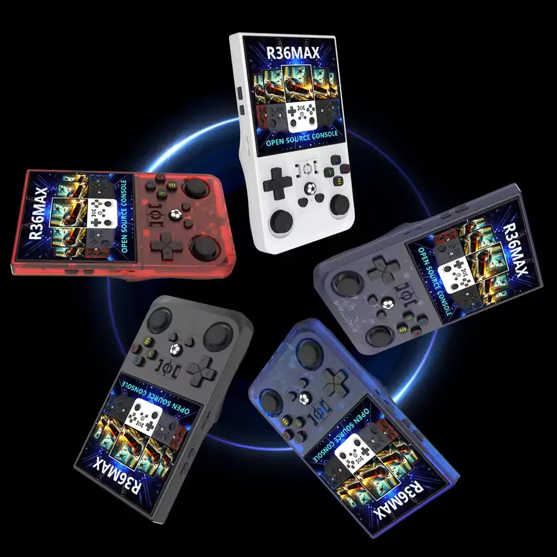 R36MAX Retro Handheld Game Console Linux System Video Game Console